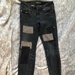 Abercrombie n Fitch dark wash Black jeans